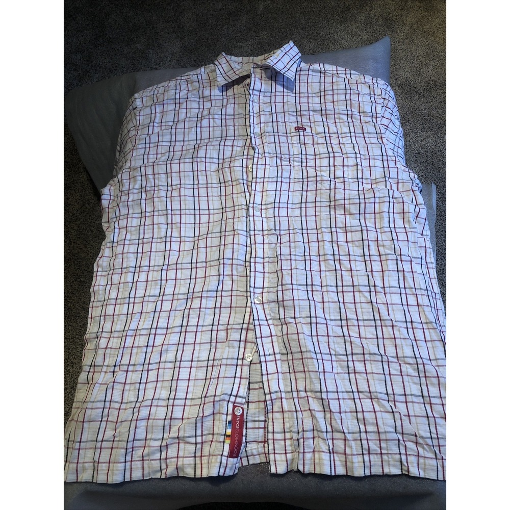 Enyce Clothing Co Shirt Button Up Multi Colored Size 3X Collared